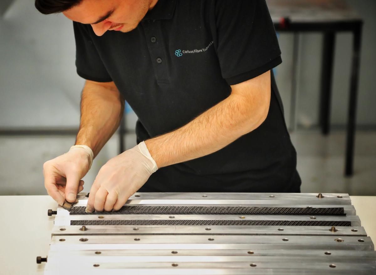 Carbon Fibre Tubes manufacturing workshop