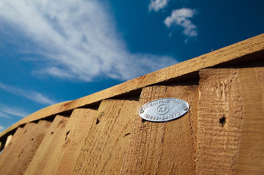 Knight Fencing timber fence panel